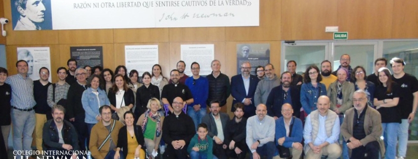 Encuentro formativo de familias y profesores en el colegio religioso Madrid, organizado por la Asociación Católica Tolkien.