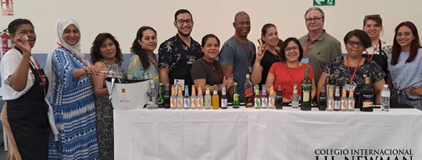 Jornada solidaria organizada por el colegio concertado Madrid, con familias participando en actividades de apoyo comunitario.