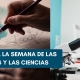Cartel informativo de la semana de las artes y las ciencias en el Colegio Newman