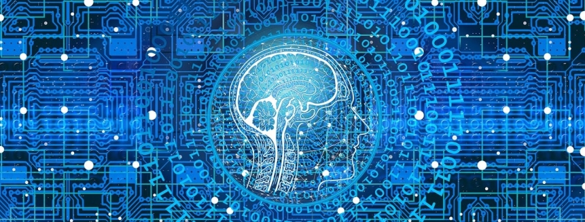 Representación visual de inteligencia artificial para un taller del institutos concertados Madrid sobre pensamiento computacional.