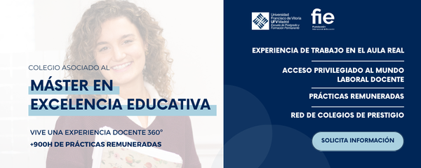 banner master horizontal Banner horizontal del Máster del Colegio Newman, programa educativo orientado a estudiantes de bachillerato internacional en Madrid.